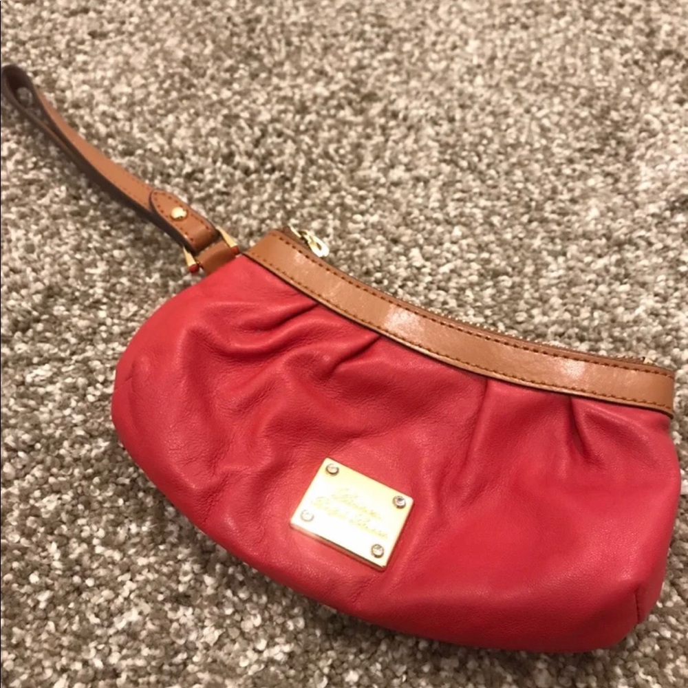 Leather Ralph Lauren Wristlet